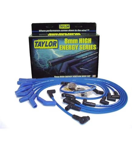 Taylor Cable® 85089 - ThunderVolt™ 8.2mm Ignition Wire Set  For Distributor Ignition Mpn 85089