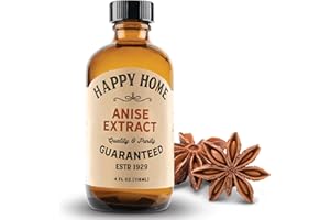 Happy Home Pure Anise Extract - Certified Kosher, 4 oz.