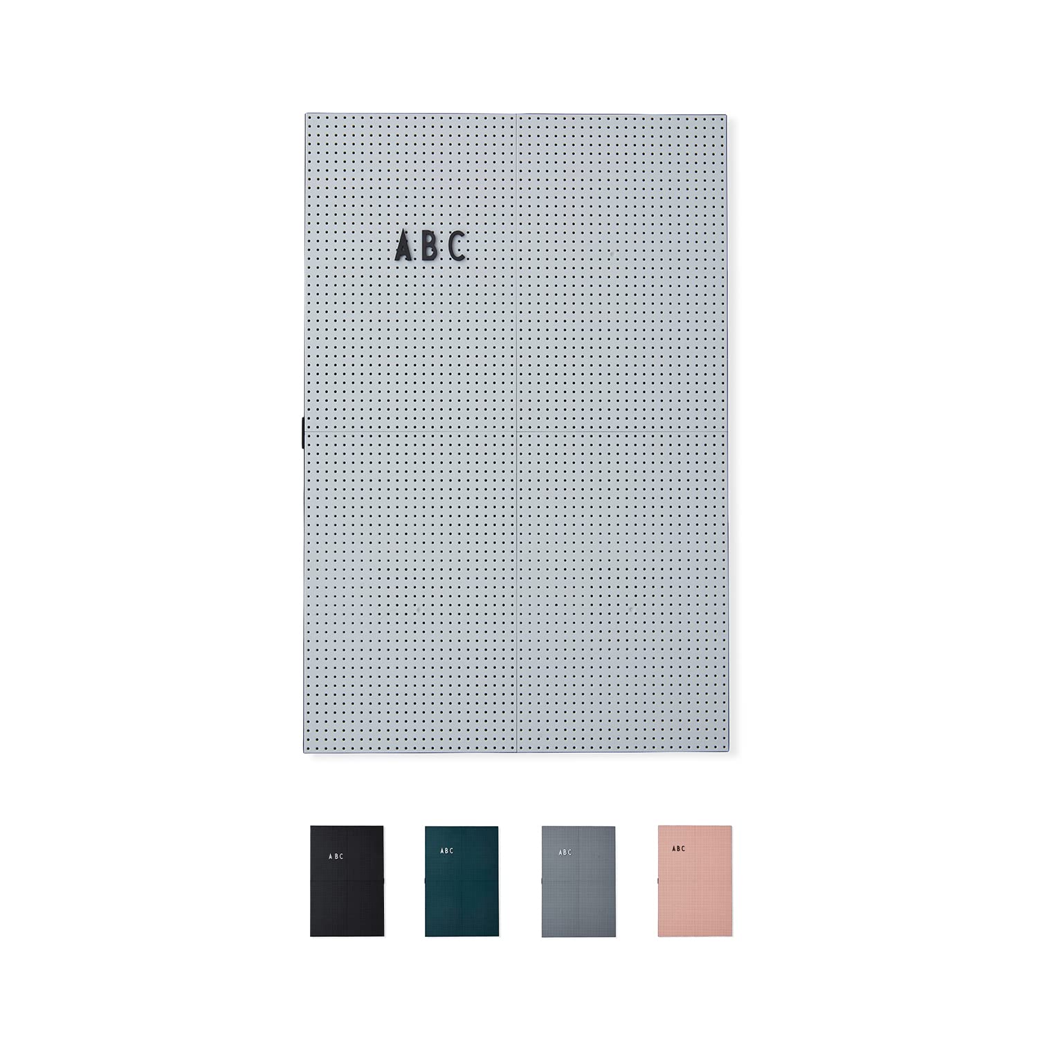 Design Letters Light Grey A3 Medium Size Peg, Personalised Memo Message Board for Home and Office, Abs, One โ image 1