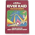 Tinworld Tin Sign: River Raid Atari 2600 Retro Game Sign Home Arcade C743