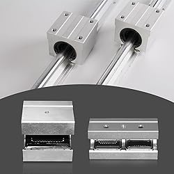 4pcs SBR20UU Aluminum Block 20mm Linear Motion Ball