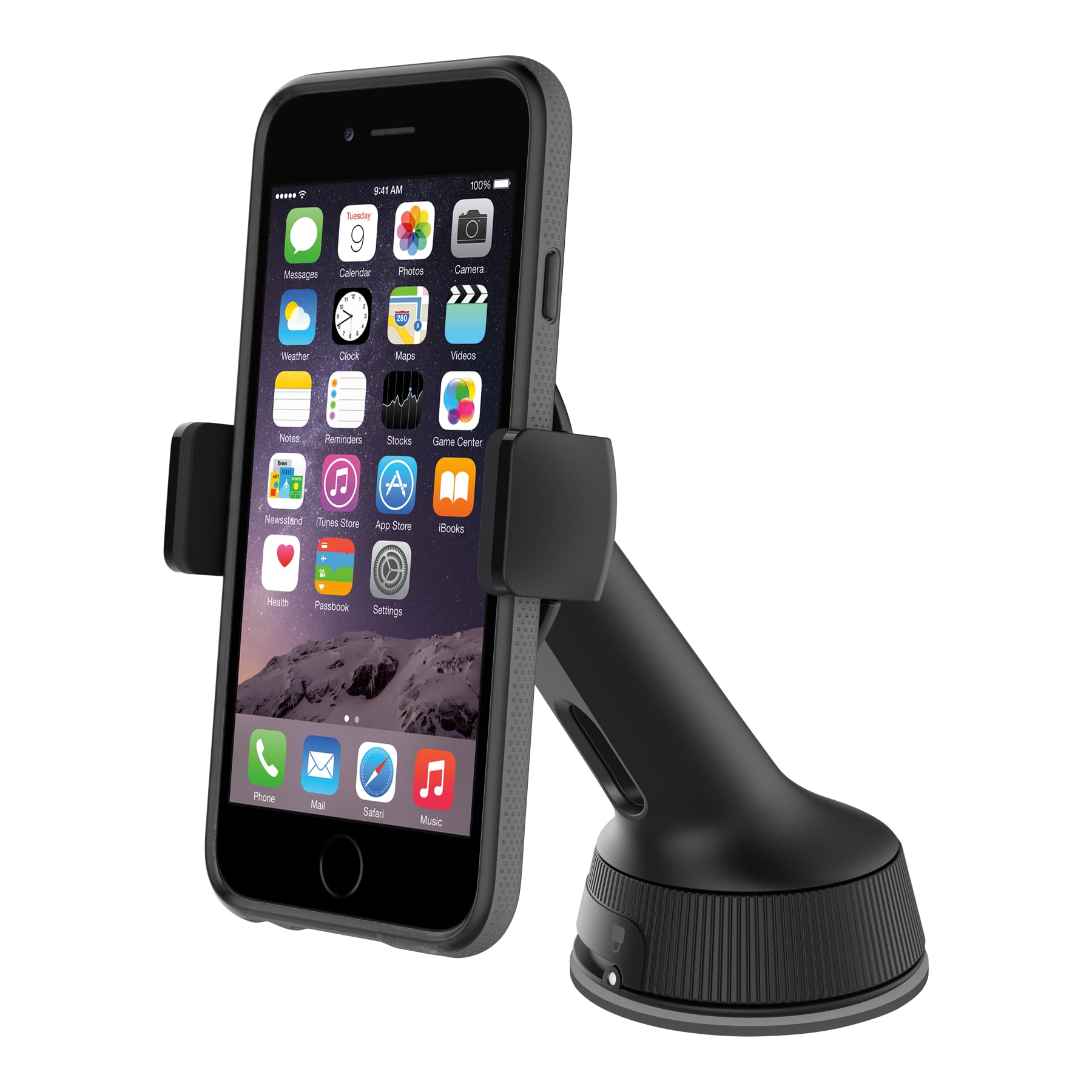 Belkin Car Universal Mount (Car Mount Compatible with iPhone 14/14 Plus, 14 Pro, 14 Pro Max, 13, 13 mini, 13 Pro, 13 Pro Max, 12, 11, XS, XR, X, SE, 8, Devices From Samsung, LG, Sony, Google and More)