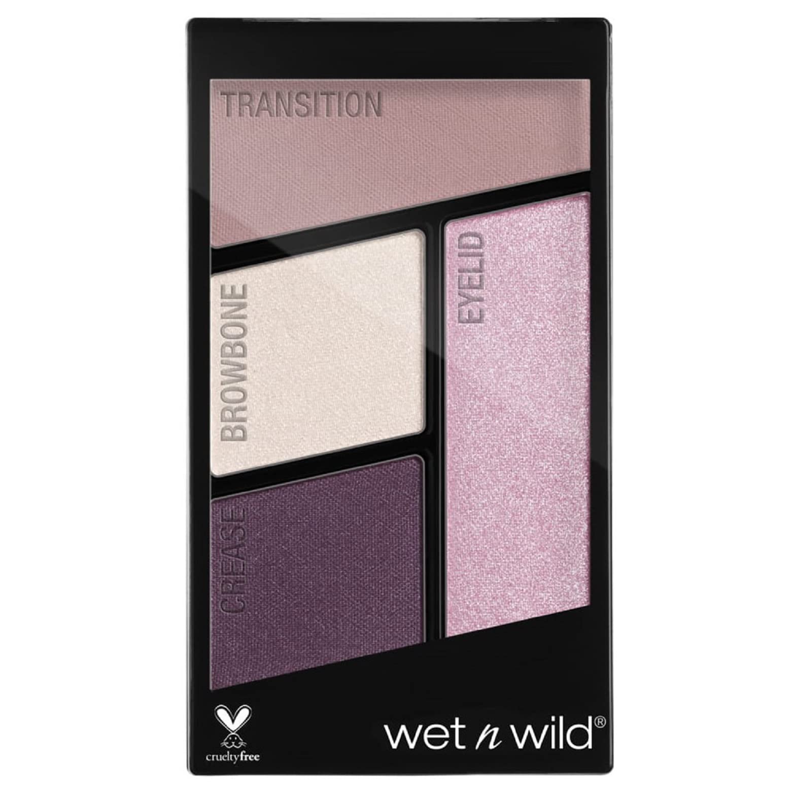 Wet n Wild, Color Icon Eyeshadow Quads, Eyeshadow Palette with Shiny and Matte Eyeshadows, Long-Lasting and Easy-to-blend Formula, Petalette