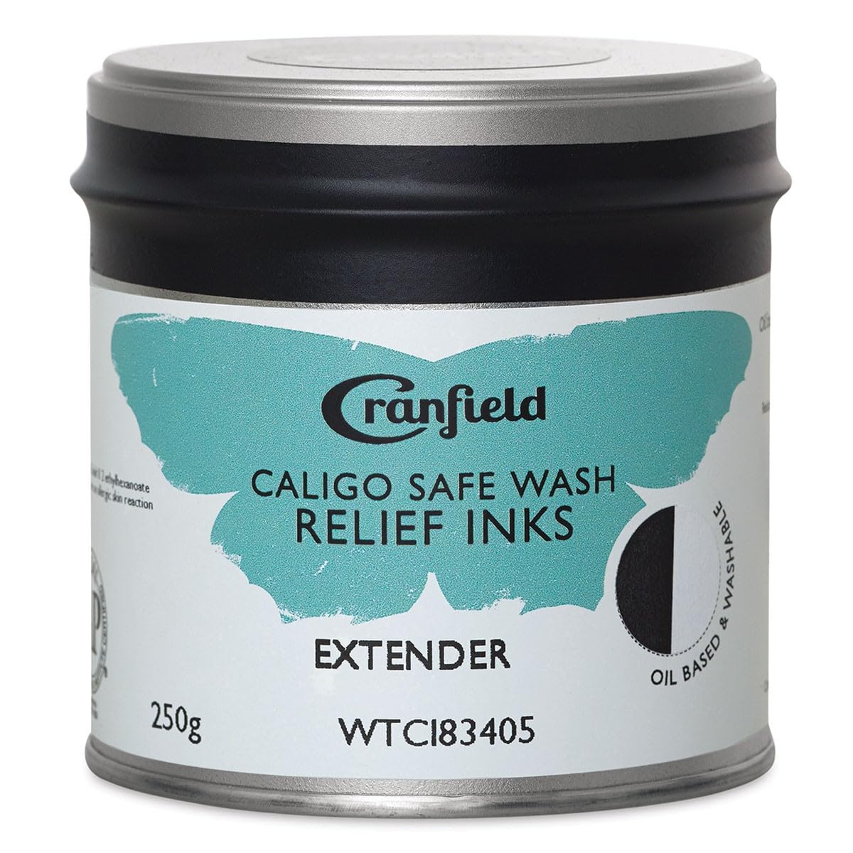 Cranfield Caligo, Safe Wash Relief Ink, 250gm Tin, Extender, WTCI83405