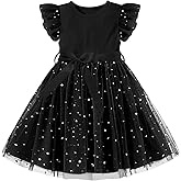 Vogseek Toddler Girls Tulle Dress Ruffle Sleeveless Summer Baby Girl Fashion Tutu Dresses 2-6Y
