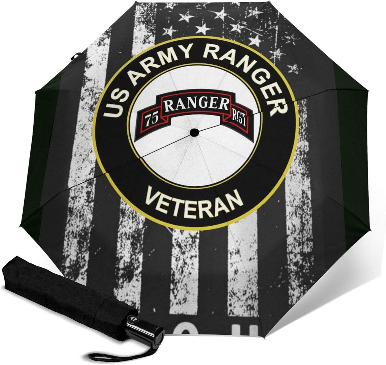 Us Army Veteran Airborne 75 Ranger Rgt Proud Umbrella