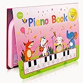 Toys for 1 Year Old Girls: Love&Mini 18-Key Pink Piano Book with Lights & Sounds, Educational Music Toy for Toddlers Ages 1-3