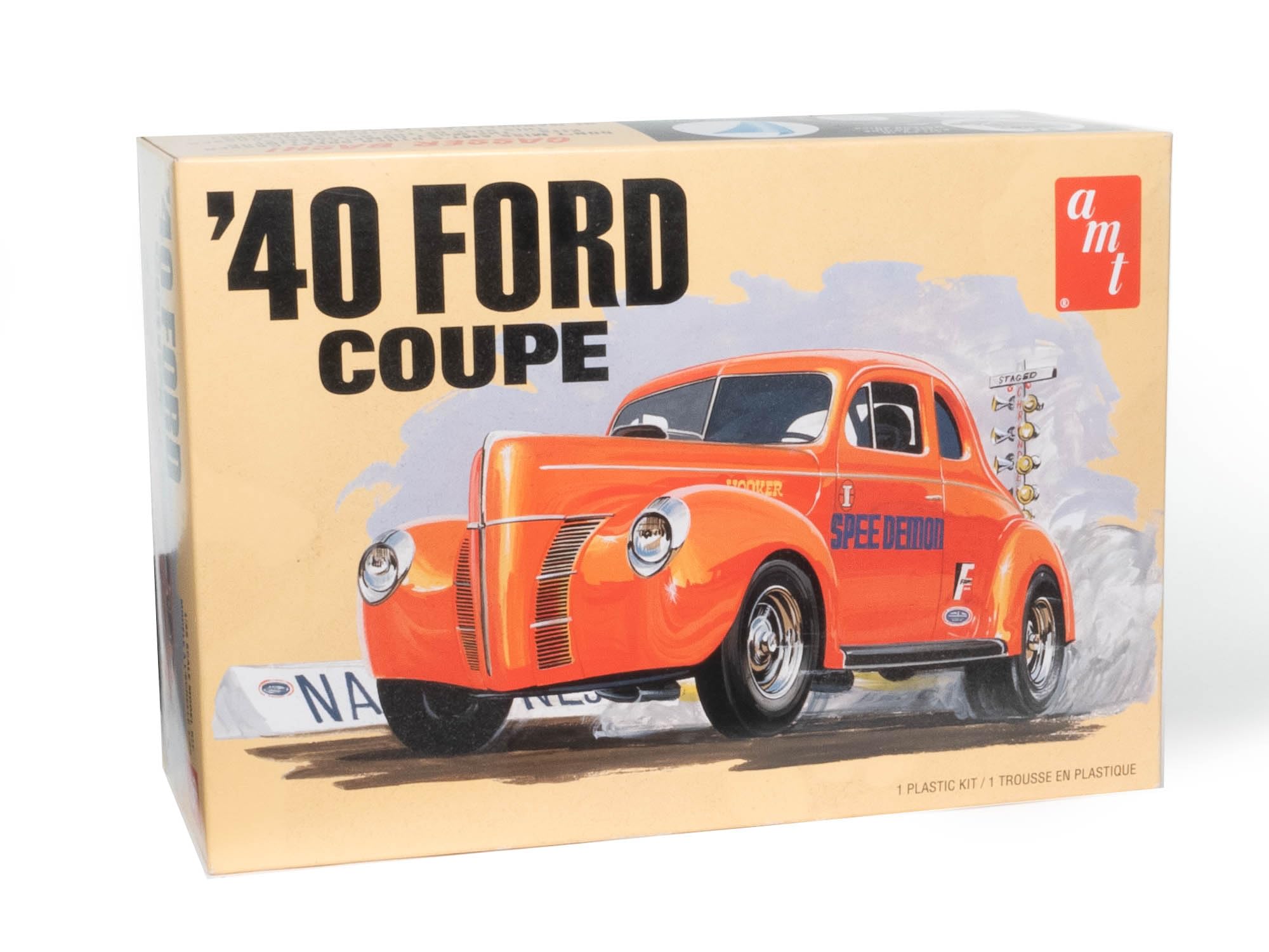 AMT 1940 Ford Coupe Stock - Custom - Racing 1:25 Car Plastic Kit