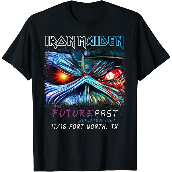 Amazon.com: Iron Maiden - TFPT 2024 San Antonio T-Shirt : Clothing