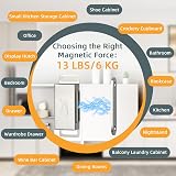 Jiayi Magnetic Door Catch 4 Pack Cabinet Door Magnets 304 Stainless Steel view 4
