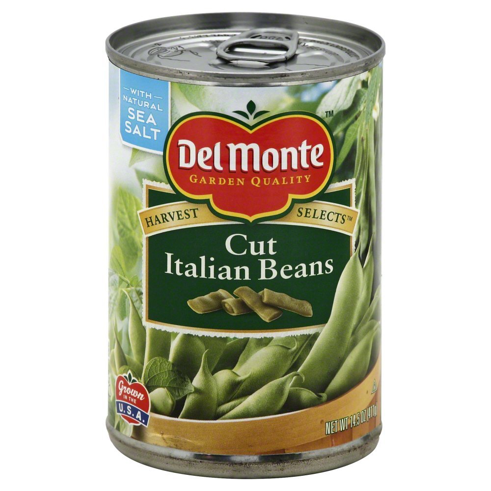 Del Monte Cut Green Beans 12/14.5 oz. cans Canned And