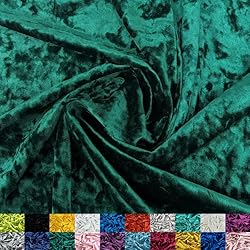 Ice Fabrics Stretch Crushed Velvet Fabric by The