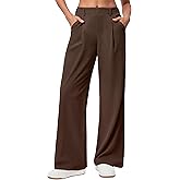 Ewedoos Wide Leg Pants Woman Stretchy Work Dress Pants Women Trendy 2026 Business Casual Outfits Comfort Fit Slacks Trousers