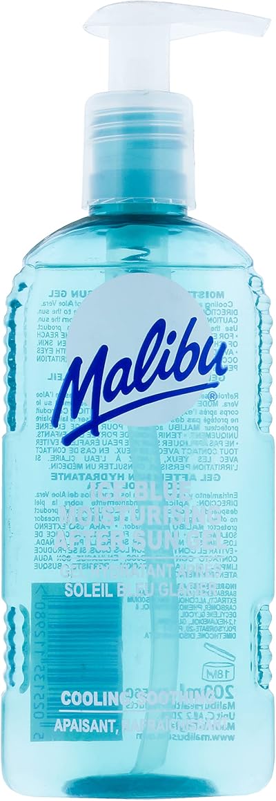 Malibu Ice Blue After Sun Gel 200ml Cooling Moisturising Gel