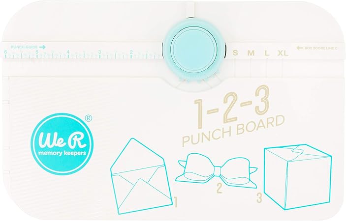 We R Memory Keepers 1-2-3 Punch Board, Blanco, 1 Pack: Amazon.es: Hogar