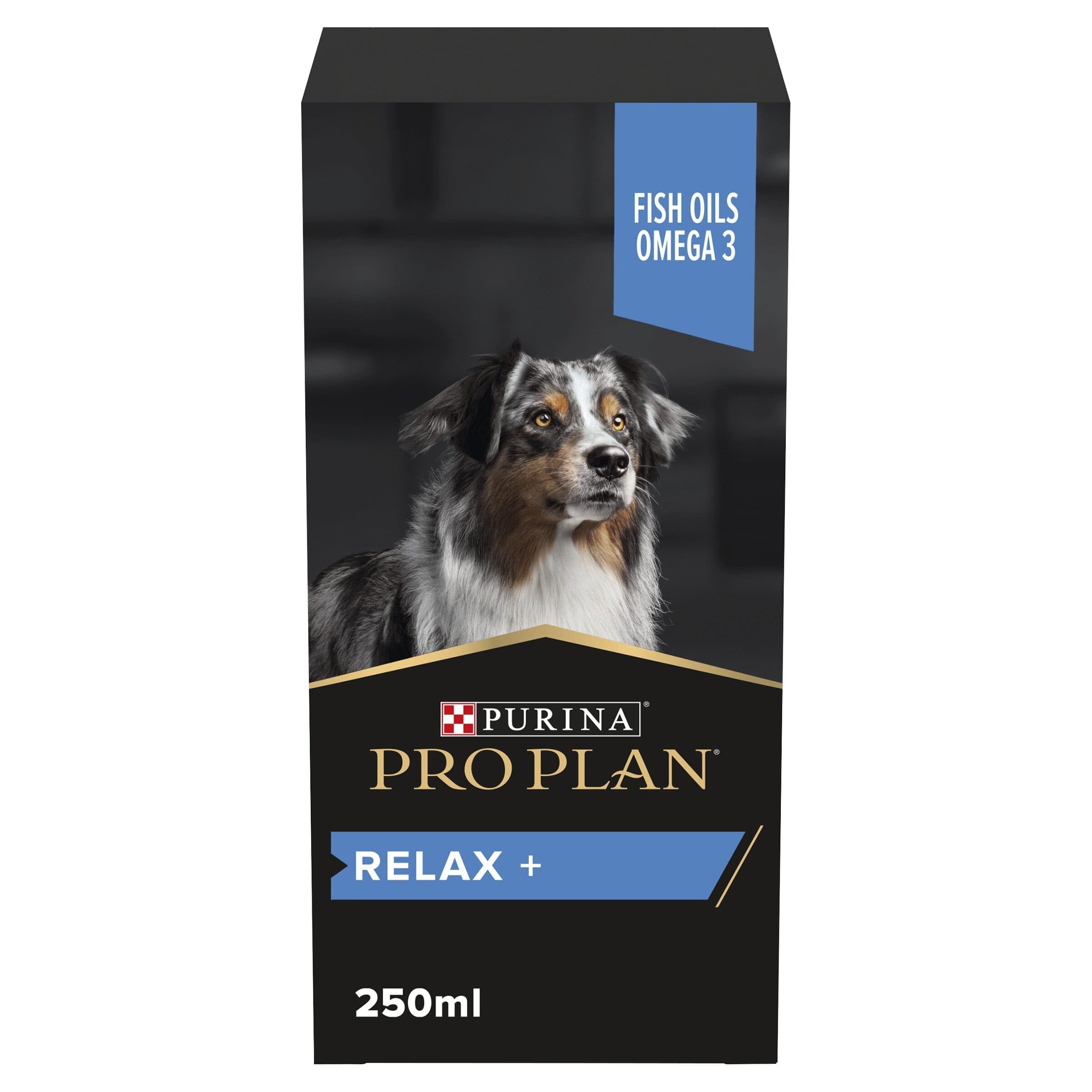 PRO PLAN Dog Relax Supplement | Supports calming effects, calmer behaviour| with fish oils, omega 3 | all breed | Adult and Senior dogs | Oil 250 ml​