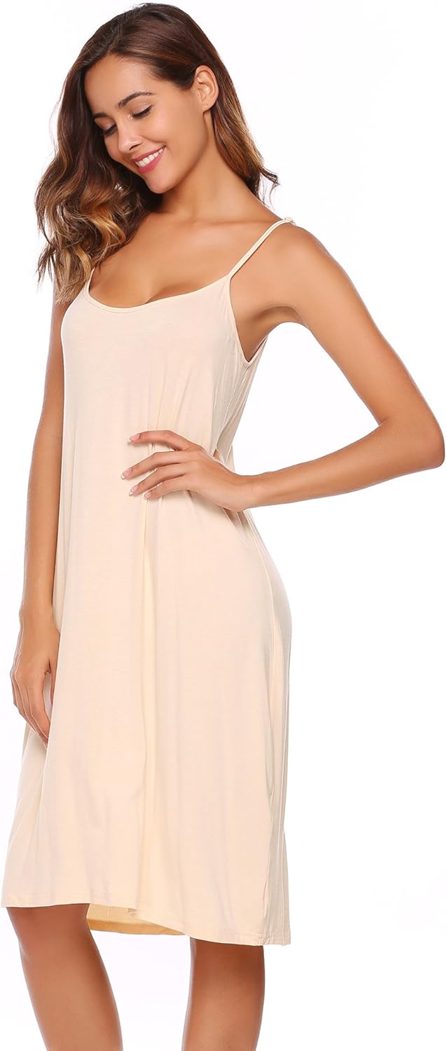 Zeagoo Women's Adjustable Spaghetti Strap Chiffon Ruffle Camisole Dress Extender at  Women’s Clothing store