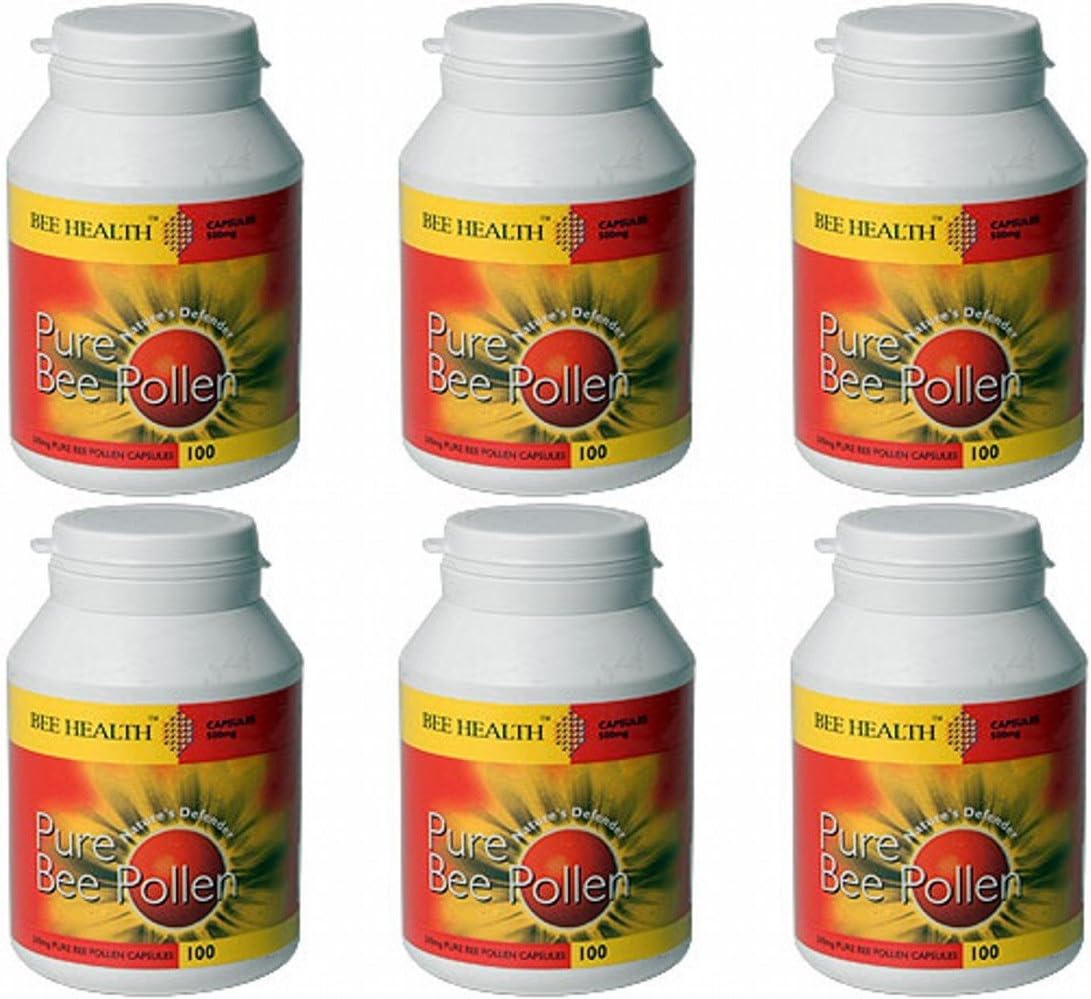 (6 Pack) - Bee Health - Pollen 500mg | 100's | 6 Pack Bundle