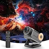 Rossetta 3D Projector, 60 Themes HD 3D Galaxy Projector with Bluetooth Speaker & Remote, 1H/2H Timer, Night Light for Bedroom, Home Decor, Party, Valentines Day, Gifts for Adults, Girls, Boys