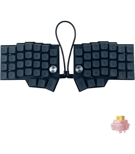 Amazon.com: YMDK Low Profile Split Chocolate Keyboard Corne V4.1