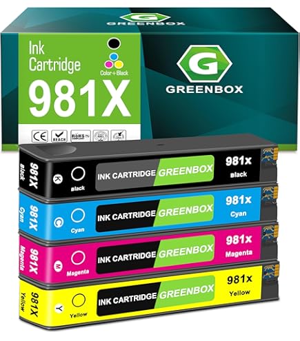 Amazon.com: HP 981A Original PageWide Cartridge 4-Color Set