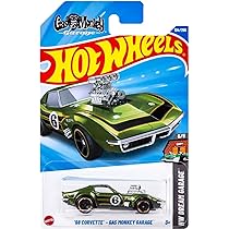 Hot Wheels '68 Corvette Gas Monkey Garage, Green, HW Dream Garage
