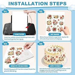 PatiFrussa 25 Count Edible Paper A4 11.7" x