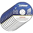 THMMN Cut-Off Wheels 3" x 3/64" x 3/8" Arbor for Die Grinder, Aggressive Cutting Wheel for Metal Stainless Steel, Cutter Disc Pack of 10pcs