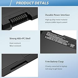 COWOOGMZ CM03 CM03XL Battery Replacement for HP