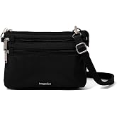 Securtex Anti-Theft Stash Crossbody - 9.25"x 6.25" Travel Safe Bag w/Locking Zippers
