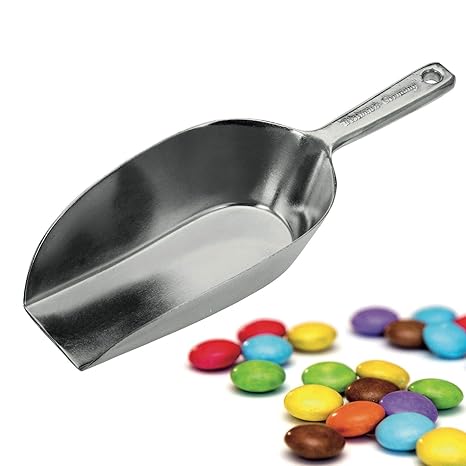 Westmark Kleine Abwiege-/Abfüllschaufel, Füllvolumen: 48 ml (ca. 45 g Mehl), Aluminium, Hygia, Silber, 91112291