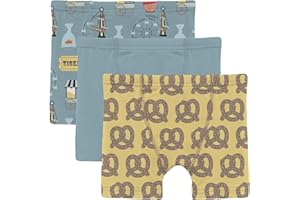 KIC KEE PANTS KicKee Boys Boxer Briefs, Set of 3, Super Soft for All Day Comfort, Toddler to Big Kid Underwear