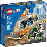 LEGO City Stunt Team 60255 Bike Toy, Cool Building Set for Kids, New 2020 (62 Pieces)