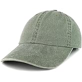 Trendy Apparel Shop Low Profile Unstructured Pigment Dyed Cotton Twill Baseball Cap