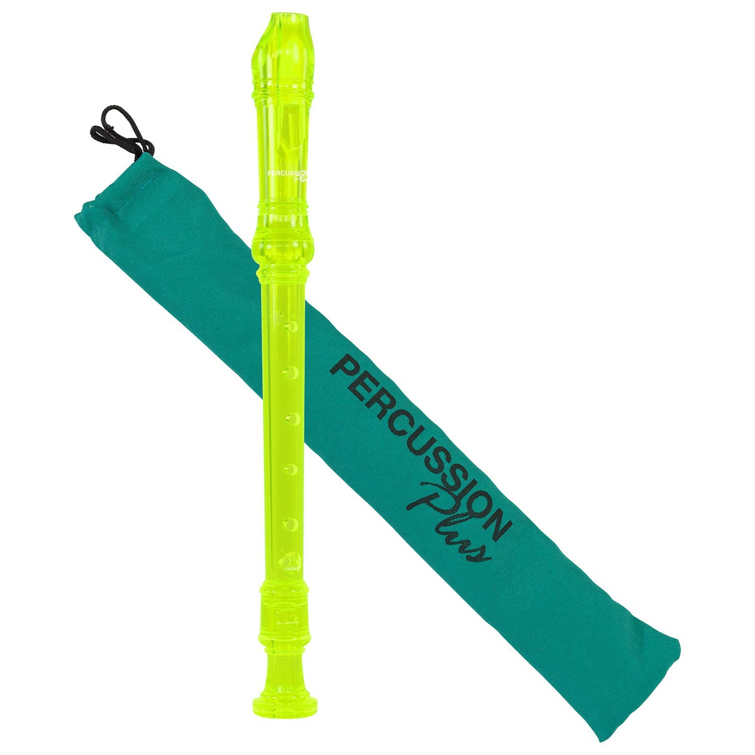 Percussion Plus Descant Recorder - C-Thru Green