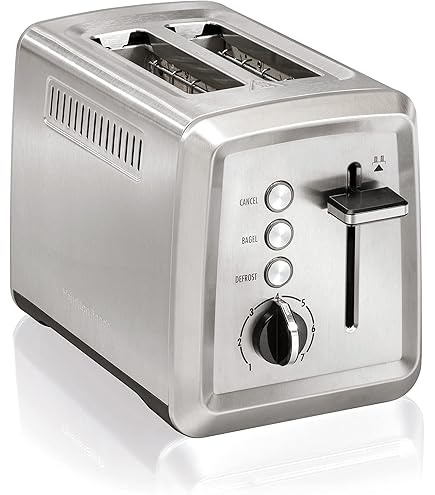 Amazon.com: Sunbeam 2-Slice Toaster 7 Setting Brushed Stainless