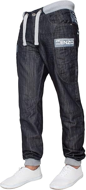 enzo cuffed jeans