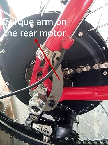 NBPOWER Torque arm-Universal for E-Bike Bicycle -Front or Rear,M14