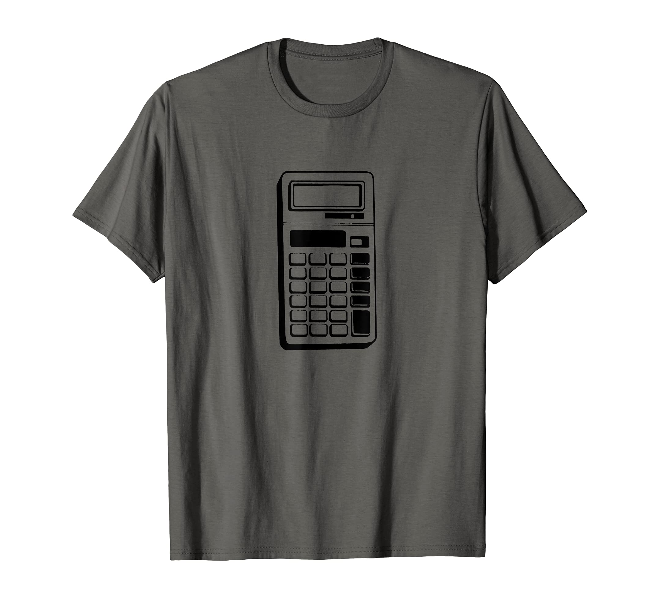 Retro School Calculator Print T-Shirt
