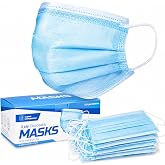 Disposable Face Mask - High Quality Blue Disposable Masks - 3 Ply Earloop Mouth Mask