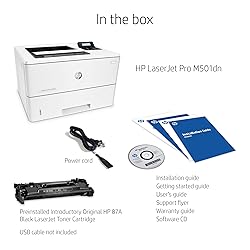 HP LaserJet Pro M501dn Duplex Printer with
