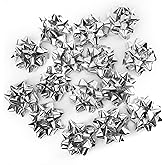 CHOIEO 15 Pcs Gift Bows Assortment, Decor for Christmas, Birthdays, Weddings, Holiday Embellishments, Presents, Wrapping Paper, Anniversaries, Baby Showers, Bridal Showers, Hanukkah (Silver)