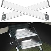 LIGHTULIFE Rv Exterior Light Camping Trailer Accessories Camper Accessories for Outside Rechargeable Lights Under Cabinet Rv