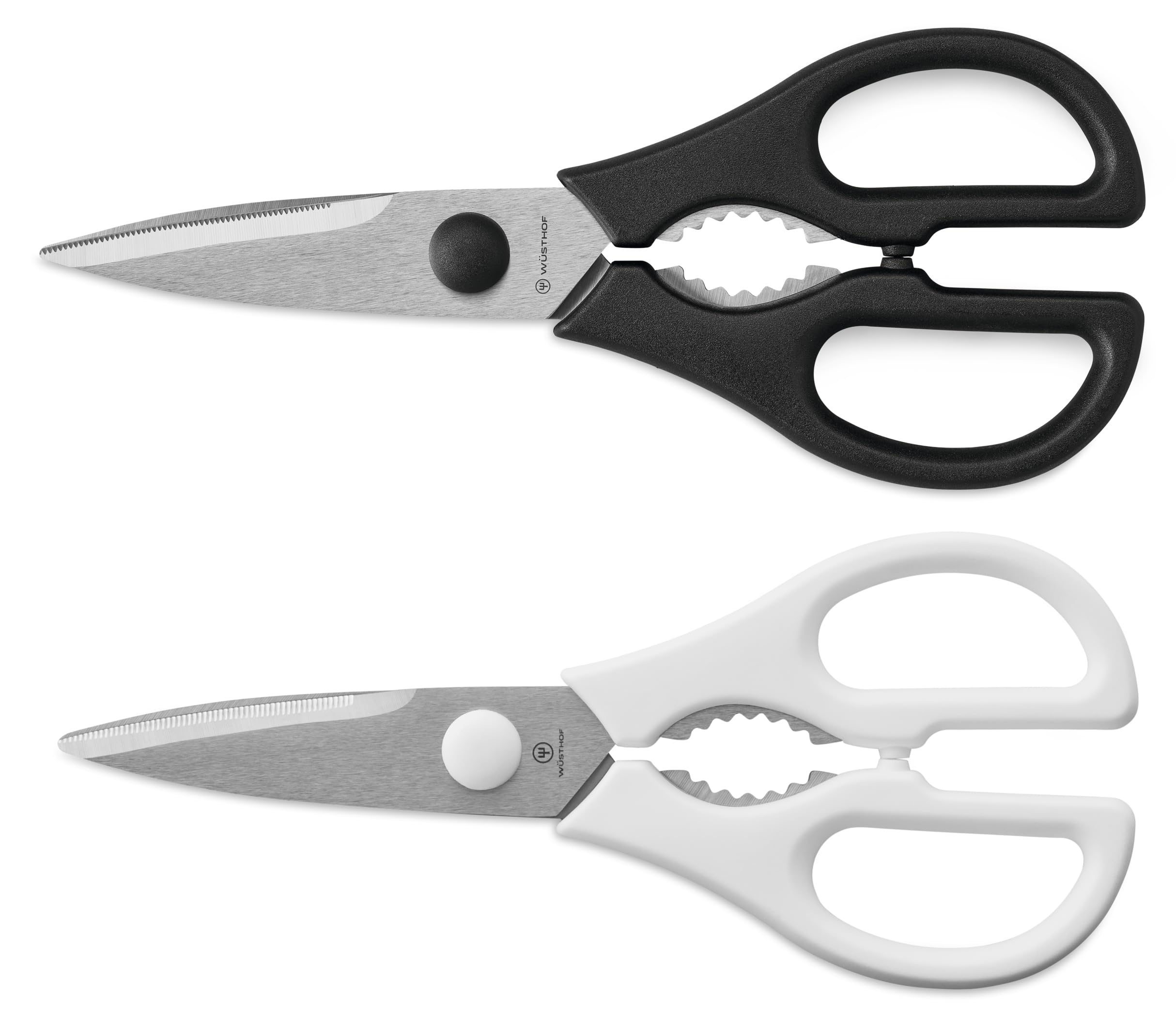 WÜSTHOF Come Apart Kitchen Shears - 2pk (Black & White) Image