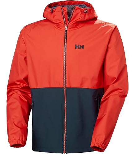 Helly-Hansen Mens Active Ocean Bound Jacket, 606 Deep Fjord, 2X