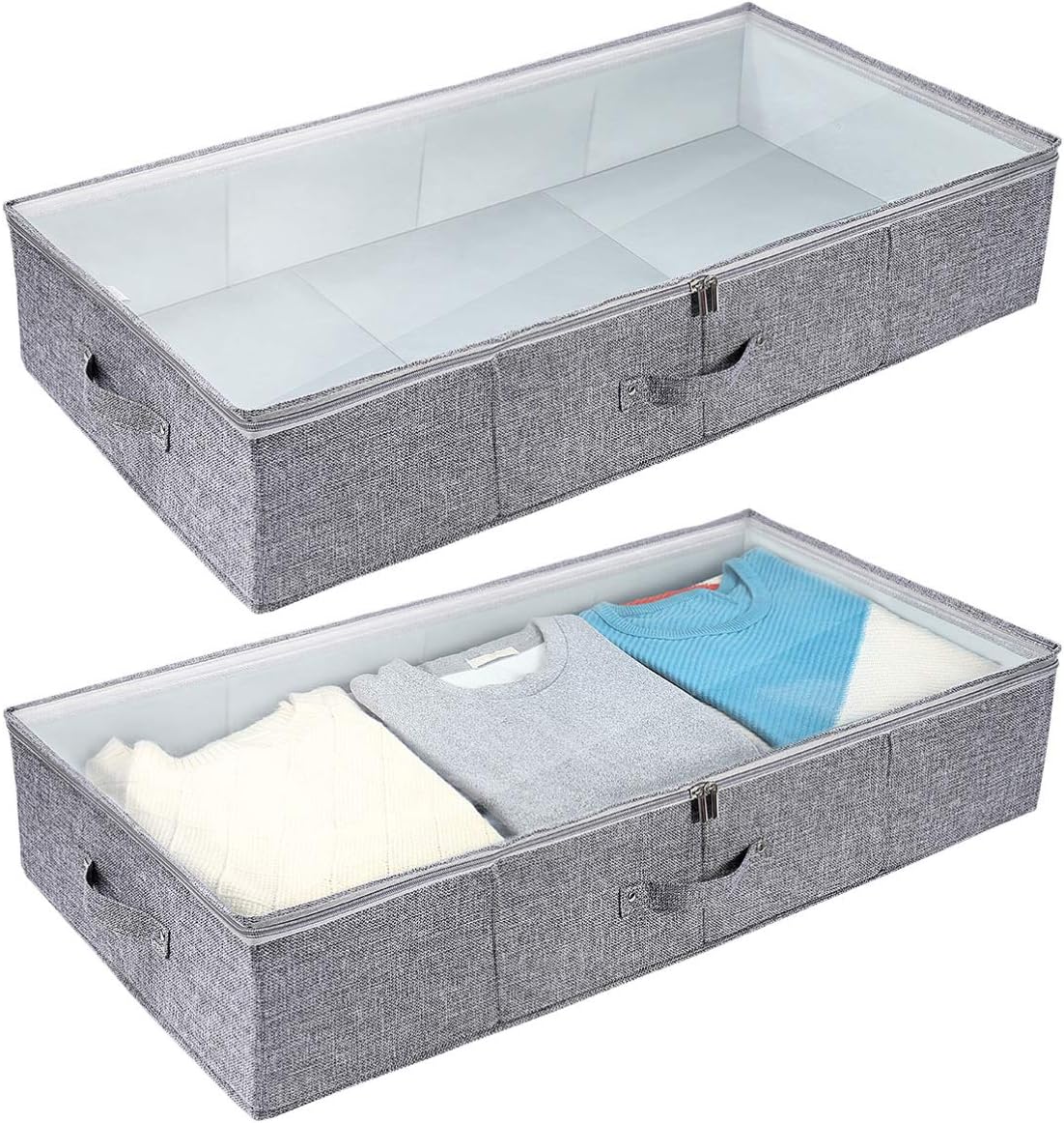 Cabilock Under Bed Storage Bags Container Foldable Breathable