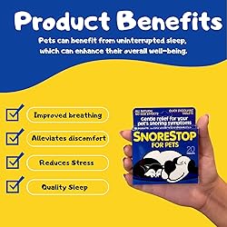 SnoreStop for Pets 20 Chewable Tablets I Natural