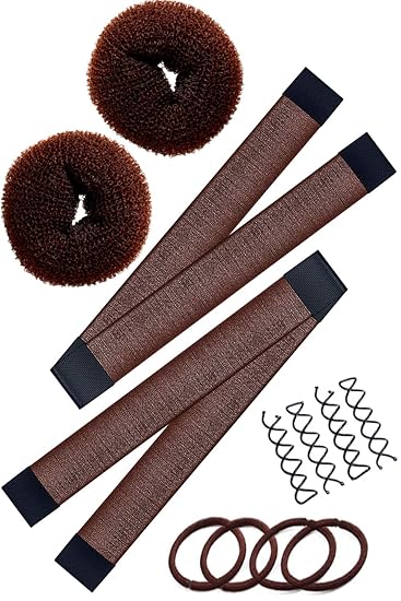 Amazon Com Hawwwy 12 Piece Hair Bun Maker Easy Fast Small Bun