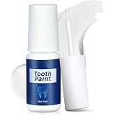 Tooth Paint White, Long Wear, Naturally Covers Stains, Protects Enamel | Teeth Whitening Paint for Yellow Teeth, Smokers, and Coffee Lovers, Helps Create a More Confident Smile, Suits Any Occasion