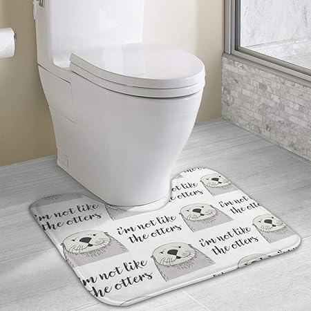 Best Gift Not Like The Otters 226 Bath Rug Microfiber Anti